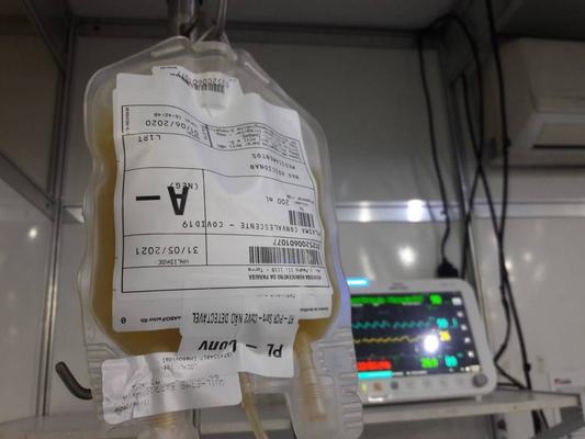 Paraíba já recebeu 113 doações de plasma convalescente para tratamento da Covid-19