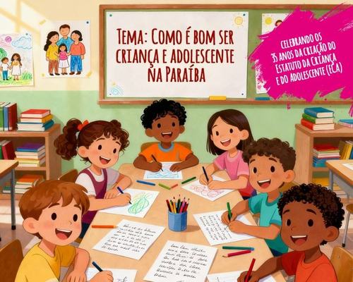 Governo da Paraíba abre inscrições para o 2º Concurso de Desenho e Poesia