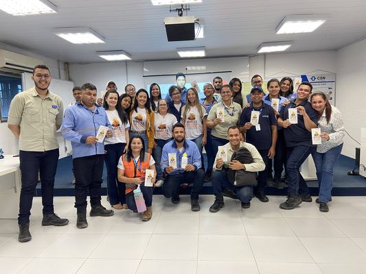Hospital de Trauma de João Pessoa realiza palestra em fábrica de cimento sobre prevenção de queimaduras