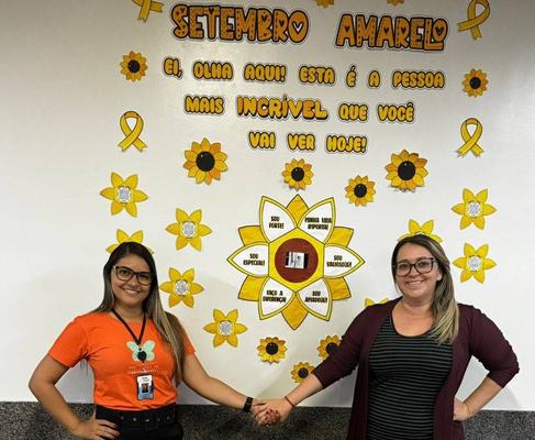 Setembro Amarelo: Hospital Regional de Cajazeiras instala mural com mensagens sobre prevenção do suicídio