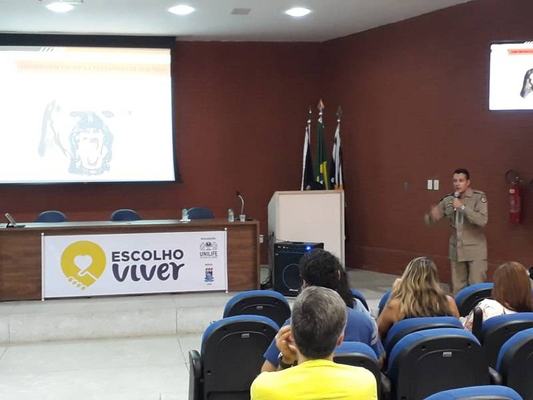 Corpo de Bombeiros ministra palestra sobre atendimento à tentativa de suicídio