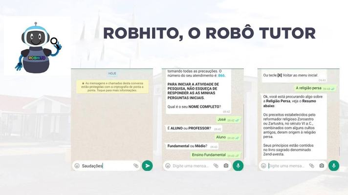 Escola da rede estadual utiliza robô pedagógico para esclarecer dúvidas de estudantes em Itaporanga