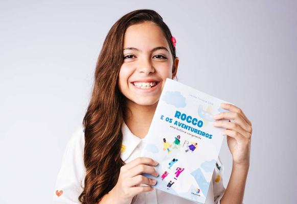 Livraria A União lança livro “Rocco e os aventureiros - uma história congelante” de autora de 10 anos