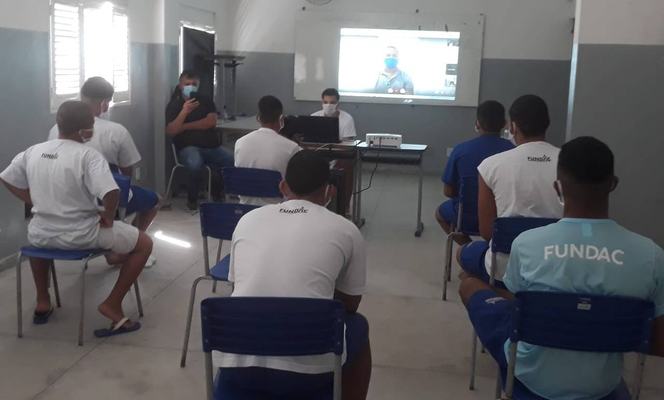 Fundac abre ciclo de debates entre campeões esportivos e socioeducandos