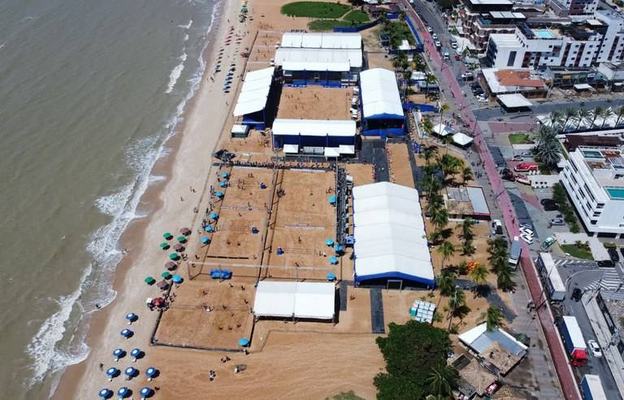 Arena Paraíba World Beach Games recebe delegação que representa o Estado nos Jogos da Juventude