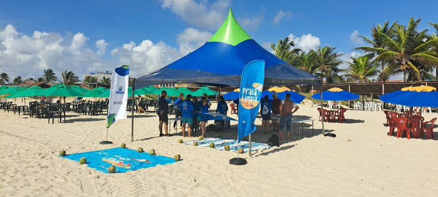 Praia Limpa realiza ações em Tambaú e Cabo Branco neste final de semana